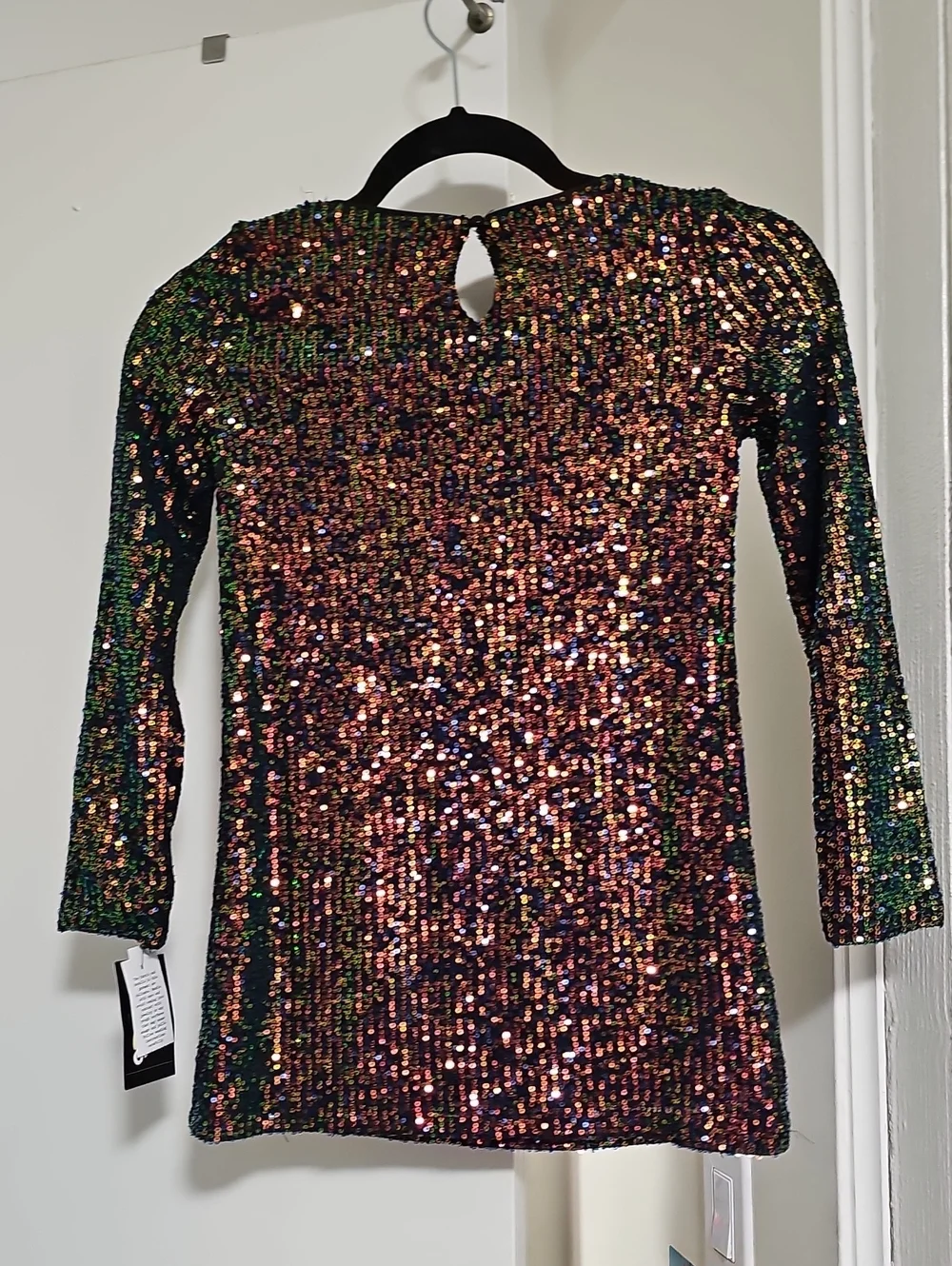 NWT Art Class Girls Sequin Long Sleeved Dressed Size 6/7